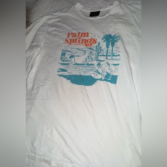 ORIGINAL RETRO BRAND Palm Springs Antique White Shirt XXL - Picture 5 of 6